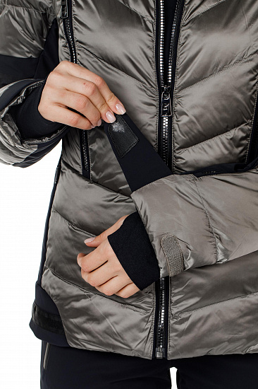 Куртка женская Toni Sailer Nele Splendid Fur Graphite - Фото 8 большая
