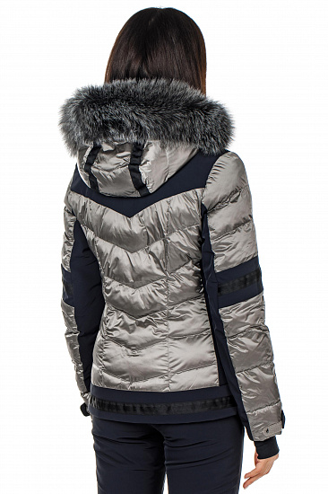 Куртка женская Toni Sailer Nele Splendid Fur Graphite - Фото 15 большая