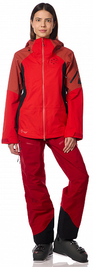 Куртка женская Maloja EiskogelM. Fire Red - Фото 2 большая