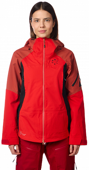 Куртка женская Maloja EiskogelM. Fire Red - Фото 3 большая