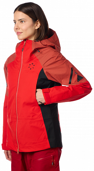 Куртка женская Maloja EiskogelM. Fire Red - Фото 4 большая