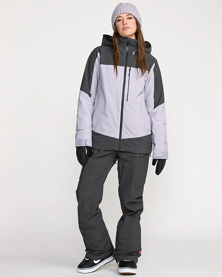 Куртка женская Volcom 3D Stretch Gore Lavender Aura - Фото 3 большая