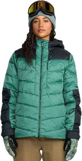 Куртка женская Volcom Estes Puff Spruce Green - Фото 1 большая