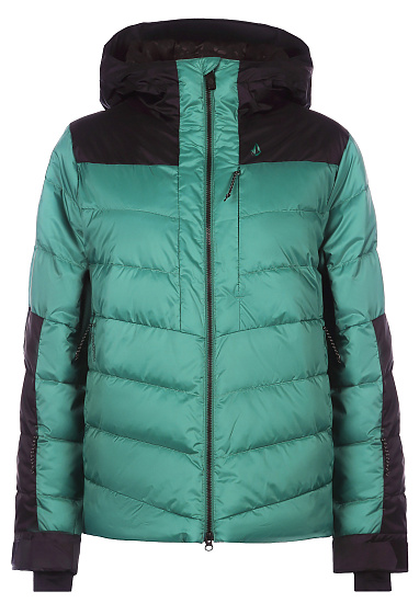 Куртка женская Volcom Estes Puff Spruce Green - Фото 1 большая