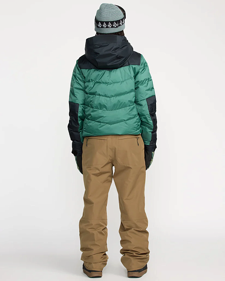 Куртка женская Volcom Estes Puff Spruce Green - Фото 6 большая