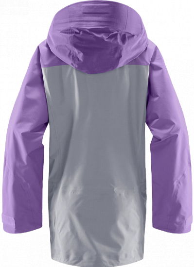 Куртка женская Haglofs Vassi GTX Pro Concrete/Purple Ice - Фото 2 большая