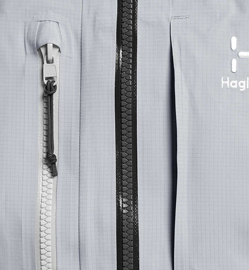 Куртка женская Haglofs Vassi GTX Pro Concrete/Purple Ice - Фото 9 большая