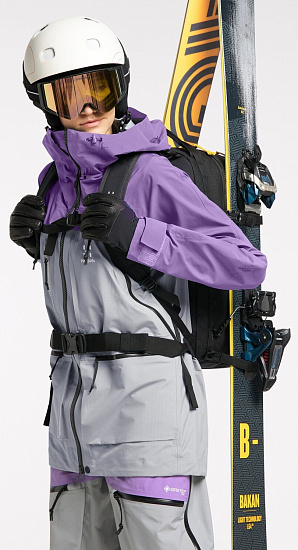 Куртка женская Haglofs Vassi GTX Pro Concrete/Purple Ice - Фото 12 большая