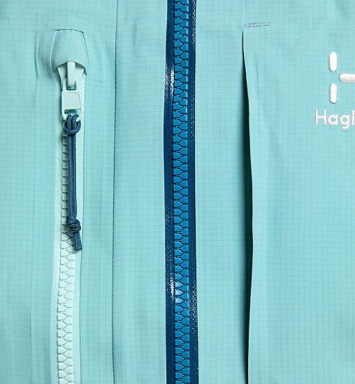 Куртка женская Haglofs Vassi GTX Pro Frost Blue/Dark Ocean - Фото 9 большая