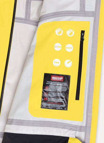 Куртка женская Colmar Rainshield Smart Yellow - Фото 5 большая