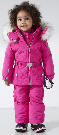 Куртка детская Poivre Blanc 1003-BBGL/A Quilted Mega Pink - Фото 3 большая
