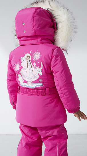 Куртка детская Poivre Blanc 1003-BBGL/A Quilted Mega Pink - Фото 5 большая