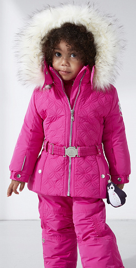 Куртка детская Poivre Blanc 1003-BBGL/A Quilted Mega Pink - Фото 6 большая