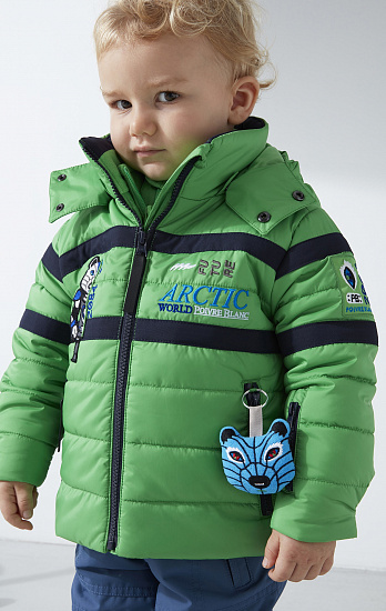 Куртка детская Poivre Blanc 0903-BBBY Fizz Green - Фото 4 большая