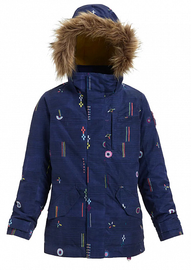 Куртка детская Burton Girls Aubrey Camp Craft - Фото 1 большая