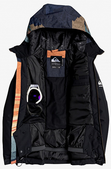 Куртка детская Quiksilver Travis Rice Ambition Apricot Orange Tr Sunrises - Фото 3 большая