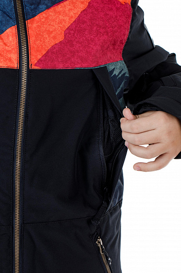 Куртка детская Quiksilver Travis Rice Ambition Apricot Orange Tr Sunrises - Фото 4 большая