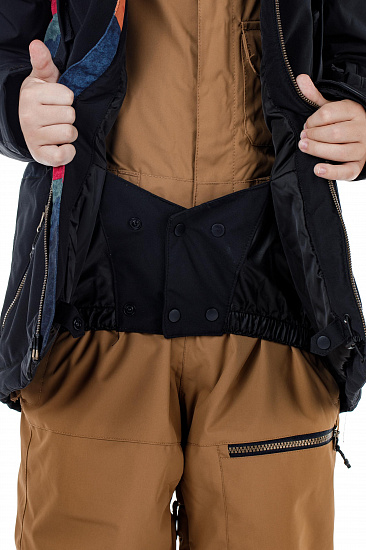 Куртка детская Quiksilver Travis Rice Ambition Apricot Orange Tr Sunrises - Фото 6 большая
