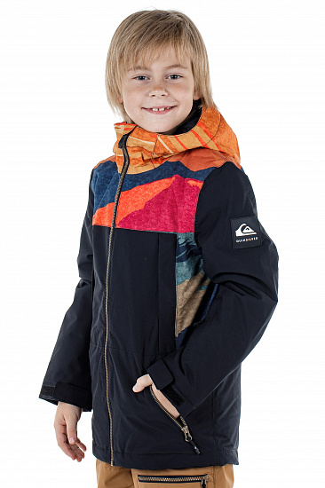 Куртка детская Quiksilver Travis Rice Ambition Apricot Orange Tr Sunrises - Фото 9 большая