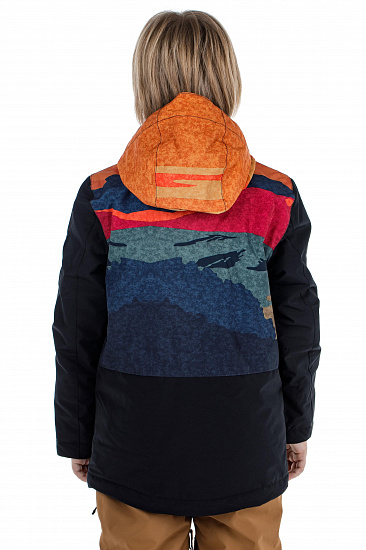Куртка детская Quiksilver Travis Rice Ambition Apricot Orange Tr Sunrises - Фото 10 большая