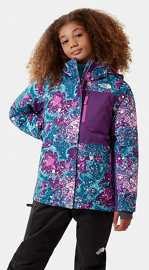 Куртка детская The North Face Freedom Extreme Insulated Deep Lagoon Constellation Camo Print - Фото 4 большая