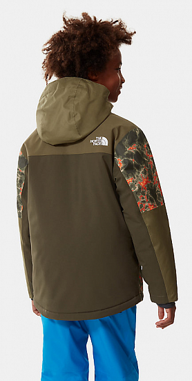 Куртка детская The North Face Freedom Extreme Insulated New Taupe Green Marbled Camo Print - Фото 5 большая