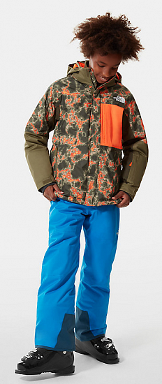 Куртка детская The North Face Freedom Extreme Insulated New Taupe Green Marbled Camo Print - Фото 9 большая