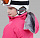 Куртка детская The North Face Snowquest Plus Petticoat Pink - Фото 4 малая
