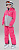 Куртка детская The North Face Snowquest Plus Petticoat Pink - Фото 7 малая