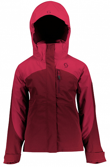 Куртка детская Scott Vertic Girl Ruby Red/Mahogany Red - Фото 1 большая