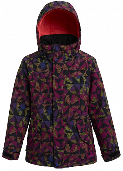 Куртка детская Burton Elodie True Black Morse Geo - Фото 1 большая