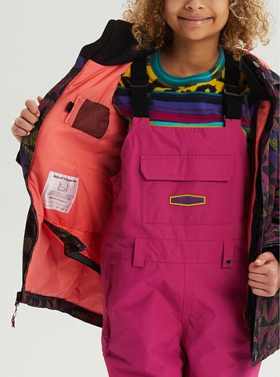 Куртка детская Burton Elodie True Black Morse Geo - Фото 6 большая