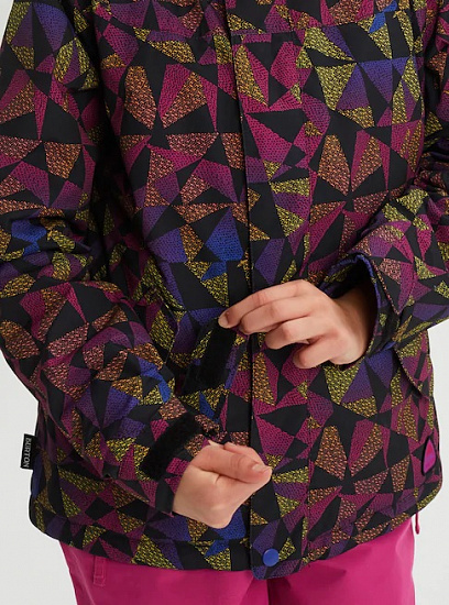 Куртка детская Burton Elodie True Black Morse Geo - Фото 7 большая