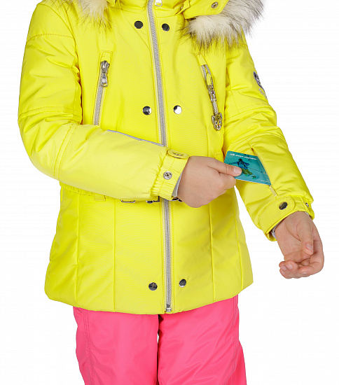 Куртка детская PoivreBlanc W18-1008-BBGL/A Empire Yellow - Фото 5 большая