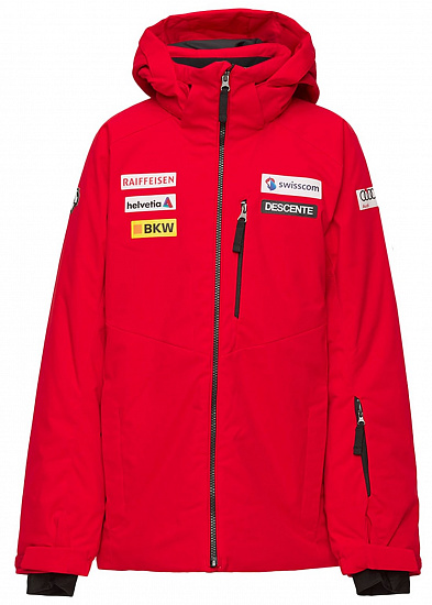 Куртка детская Descente Jr Replica Electric Red - Фото 2 большая