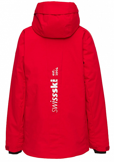 Куртка детская Descente Jr Replica Electric Red - Фото 3 большая