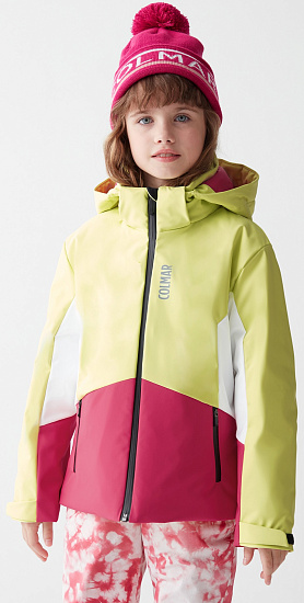 Куртка детская Colmar Sapporo-Rec Laser Lemon/Fuchsia - Фото 4 большая