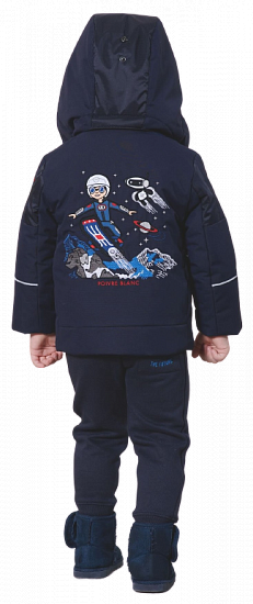 Куртка детская Poivre Blanc W-0900-BBBY Gothic Blue 4 - Фото 4 большая