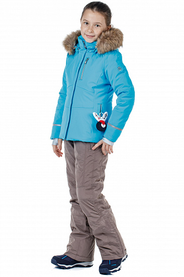 Куртка детская PoivreBlanc W19-0802-JRGL/A Aqua Blue - Фото 6 большая