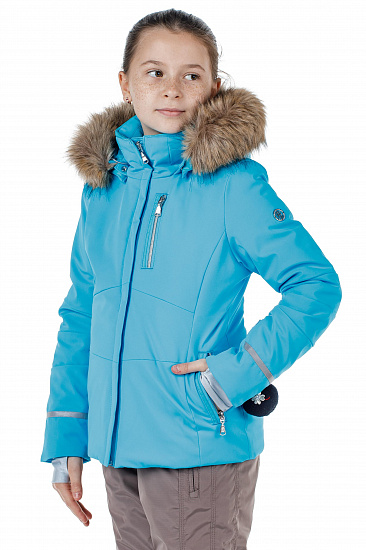 Куртка детская PoivreBlanc W19-0802-JRGL/A Aqua Blue - Фото 8 большая