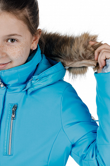 Куртка детская PoivreBlanc W19-0802-JRGL/A Aqua Blue - Фото 11 большая