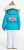 Куртка детская PoivreBlanc W19-1008-BBGL/A Aqua Blue - Фото 4 малая