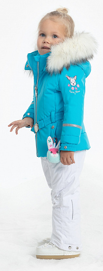Куртка детская PoivreBlanc W19-1008-BBGL/A Aqua Blue - Фото 3 большая