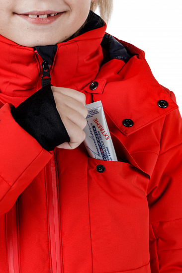 Куртка детская PoivreBlanc W19-0900-JRBY Scarlet Red3 - Фото 6 большая