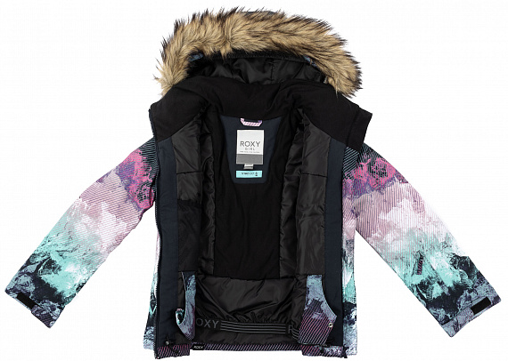 Куртка детская Roxy Pokhara True Black  - Фото 2 большая