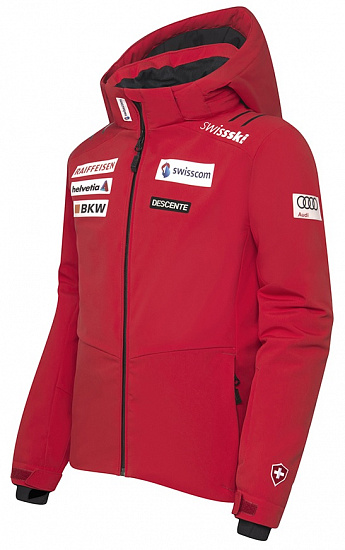 Куртка детская Descente Replica Electric Red - Фото 1 большая
