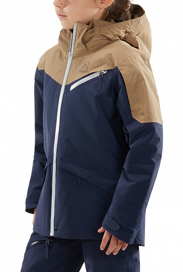 Куртка детская Haglofs Niva Insulated Tarn Blue/Oak - Фото 3 большая