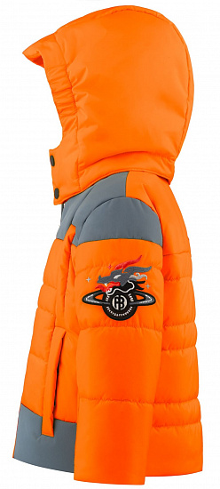 Куртка детская Poivre Blanc W22-0903-BBBY/A Multico Flame Orange - Фото 3 большая