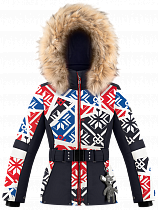Куртка детская Poivre Blanc W24-1003-JRGL Красный/Синий