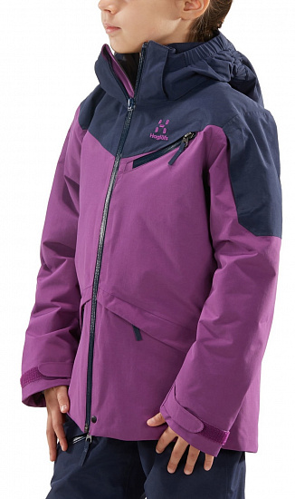 Куртка детская Haglofs Niva Insulated Lilac/Tarn Blue - Фото 3 большая